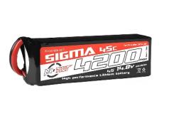 RC Plus - Li-Po Batterypack - Sigma 45C - 4200 mAh - 4S1P - 14.8V - XT-60