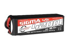 RC Plus - Li-Po Batterypack - Sigma 45C - 4200 mAh - 5S1P - 18.5V - XT-60