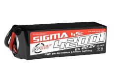 RC Plus - Li-Po Batterypack - Sigma 45C - 4200 mAh - 6S1P - 22.2V - XT-60