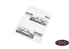 RC4WD Bodystickers voor Traxxas TRX-4 '79 Bronco Ranger XLT (Style B)