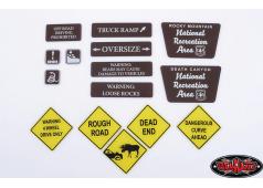 RC4WD Tough Terrain Scale Signs