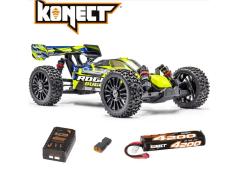 ROGUE Buggy 1/8th Brushless Geel - PAK batterijen en lader