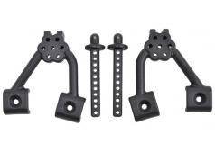 RPM70642 Front Shock Hoops and Body Mounts for the Axial SCX10