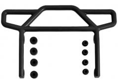 RPM70812 Black Rear Bumper for the Traxxas Electric Rustler