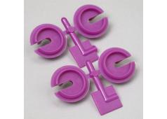 RPM73158 Purple Shock Spring Cups, Losi, Traxxas