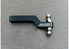 SAMIX TRX-4 ALUM. BLACK & STAINLESS STEEL DROP HITCH RECEIVE TRX4 1 SET SAMtrx4-6057