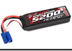 Team Corally - Power Racing 60C - 5200MAH - 2S - 7,4V - EC-5 - Semi-Soft Case - C-49230-EC5