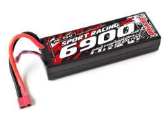 Team Corally - Power Racing 60C - 6900Mah - 2S - 7,4V - T-Plug - Hard Case - C-49126-D