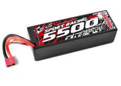 Team Corally - Sport Racing 60C - 5500Mah - 3S - 11,1V - T-PLUG - Hard Case - C-49135-D