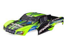 TRX5924-GRN Body, Slash 2WD (also fits Slash VXL & Slash 4X4), green (painted, decals applied) (assembled with front & r