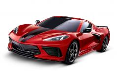 Chevrolet Corvette Stingray 4-TEC Rood: 1/10 schaal AWD Supercar met TQ 2,4 GHz radiosysteem