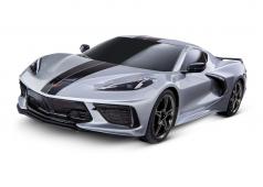 Chevrolet Corvette Stingray 4-TEC Zilver: 1/10 schaal AWD Supercar met TQ 2,4 GHz radiosysteem