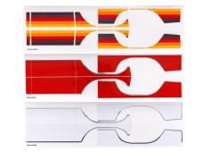 TRX9298 Decal sheets, Ford F-150 (1979) (red, white, & freewheel) (fits 9230 body)
