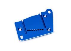 Traxxas Motor mount cap, 6061-T6 aluminum (blue-anodized)