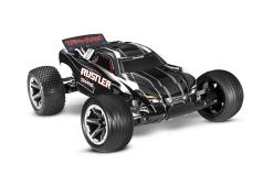 TRAXXAS 1/10 SCALE STADIUM TRUCK TQ 2.4 GHZ W/USB-C - BLACK TRX37054-8BLACK INCL. nimh accu en USB-C lader