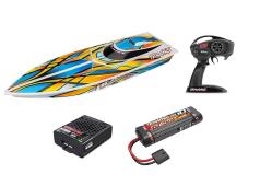 TRAXXAS BLAST RACE BOAT, TQ2.4GHZ, USB - ORANGE TRX38104-8ORNG