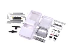 TRAXXAS BODY, CHEVROLET K10 TRUCK (1979), COMPLETE (UNASSEMBLED) (WHITE, REQUIRES PAINTING) (INCLUDES GRILLE, SIDE MIRRO