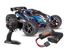 TRAXXAS E-REVO 1/16 4X4 USB, BLUE TRX71054-8BLUE