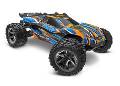 TRAXXAS RUSTLER 4X4 VXL HEAVY DUTY TQI TSM  ORANJE