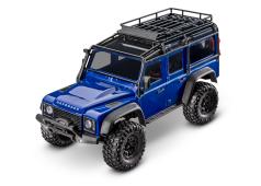 TRAXXAS TRX-4M 1/18 Schaal en Trail Crawler Land Rover 4WD Elektrische Truck met TQ Blauw TRX97054-1BLUE