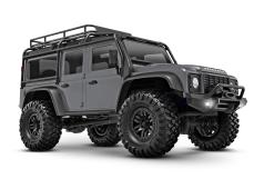 TRAXXAS TRX-4M 1/18 Schaal en Trail Crawler Land Rover 4WD Elektrische Truck met TQ Zilver TRX97054-1SIL