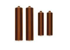 Traxxas TRX10966-ORNG Reservoirs, shocks (6061-T6 aluminum, orange-anodized) (front (2), rear (2))