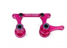 Traxxas TRX3743P Stuurinrichting bellcranks, stuurstang (roze-geanodisee