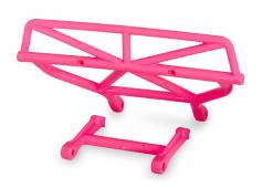 TRX5836P Bumper, achter / bumper montage, achter (roze)