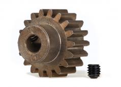 Traxxas TRX6491X Tandwiel, 18-T pinion (1.0 metric pitch) (past op 5mm as) / stelschroef