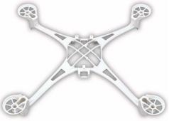 Traxxas TRX6623A Hoofdframe (wit) / 1.6x5mm BCS (zelftappend) (4