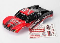 Traxxas TRX7084R Body, Mark Jenkins #25, 1/16 Slash (geschilderd