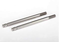 Traxxas TRX7663 Shock shafts, steel, chrome finish (2)