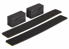 Traxxas TRX7717X Spacer, batterijcompartiment (2) / schuimblokken (4) / schuimrubber