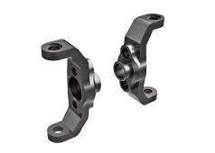 Traxxas TRX9733-GRAY Caster blocks, 6061-T6 aluminum (dark titanium-anodized) (left & right)