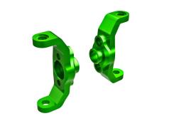 Traxxas TRX9733-GRN Caster blocks, 6061-T6 aluminum (green-anodized) (left & right)