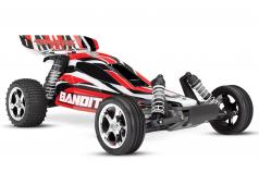 Traxxas BANDIT 1/10 XL-5 2WD TQ 2.4GHZ Rood TRX24054-4R zonder Accu en Lader trxblack