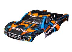 Traxxas BODY, SLASH 4X4 oranje/blauw past ook op de VXL en 2WD TRX6844-ORNG