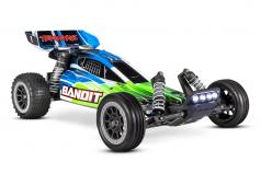 Traxxas Bandit TQ 2,4GHz LED-lampjes (incl. batterij/12v oplader) - Groen