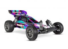 Traxxas Bandit VXL TQi TSM Pro Serie Magnum 272R Transmissie - Paars