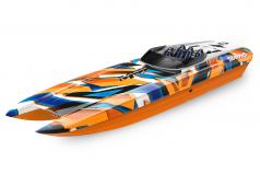 Traxxas DCB M41 Catamaran Raceboot TQi TSM, Oranje 2022