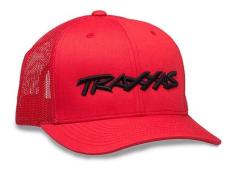 Traxxas Logo Hat Curve Bill Red TRX1182-RBL