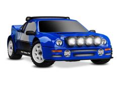 Traxxas Mini Rally VXL Ford RS200 incl battery en USB charger Blauw