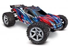 Traxxas Rustler 4X4 VXL Brushless Stadium Truck RTR TSM 2.4Ghz TRX67076-4 zonder batterij en lader Blue