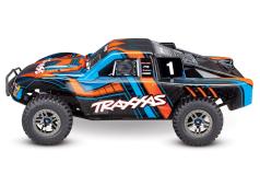 Traxxas SLASH 4X4 ULTIMATE VXL TQI TSM CLIPLESS BODY zonder accu en lader, ORANGE TRX68277-4ORNG