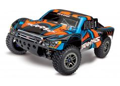 Traxxas Slash 4x4 Ultimate TQi LCG, TSM Oranje TRX68077-4O, zonder Accu en Lader