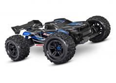 Traxxas Sledge: 1/8 4WD Blauw borstelloze elektrische monstertruck met TQi 2,4 GHz Traxxas Link-enabled radiosysteem en