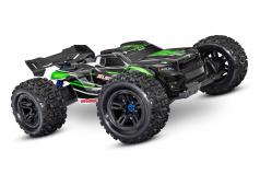 Traxxas Sledge: 1/8 4WD Groen borstelloze elektrische monstertruck met TQi 2,4 GHz Traxxas Link-enabled radiosysteem en