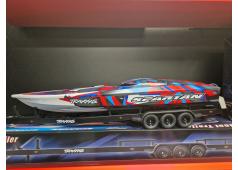 Traxxas Spartan VXL brushless boot rood