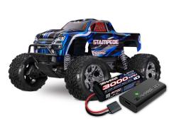 Traxxas Stampede 2WD BL-2S HD Blue INCL. ACCU EN LADER