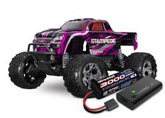 Traxxas Stampede 2WD BL-2S HD Pink INCL. ACCU EN LADER